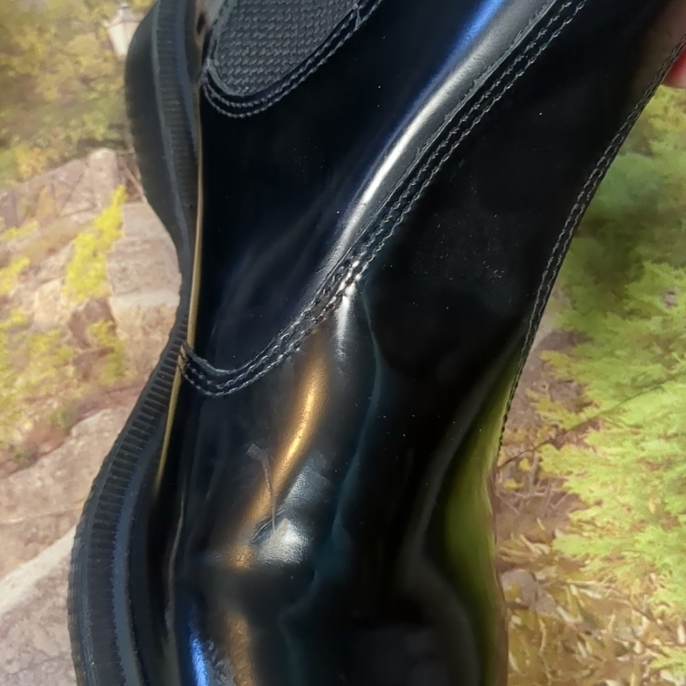 DR. Martens air wair black rain boots size 9 - Picture 2 of 13